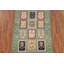 Tapis vert Kazak fait à la main vert 4 x 6