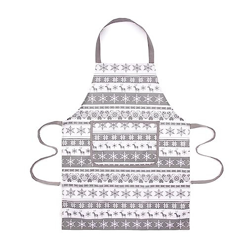 Christmas Nordic Apron Sets, Grey 