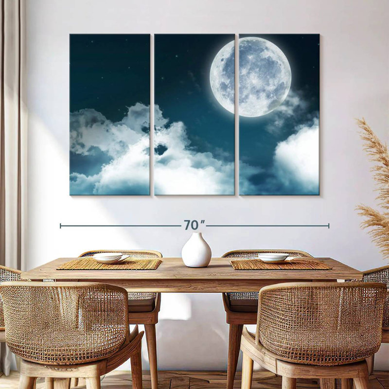 Oberle Night Sky With Clouds, 28" H x 45" W