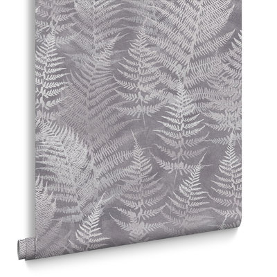 Floral Metallic Wallpaper Roll