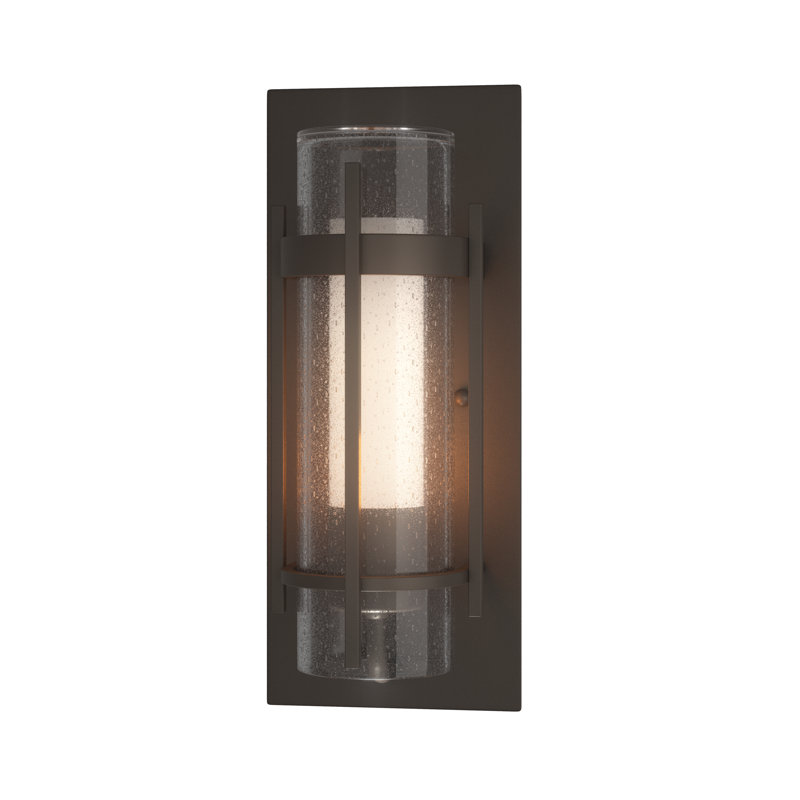 Torch Outdoor Flush Mount, Dark Smoke, 12" H x 5" W x 4.2" D