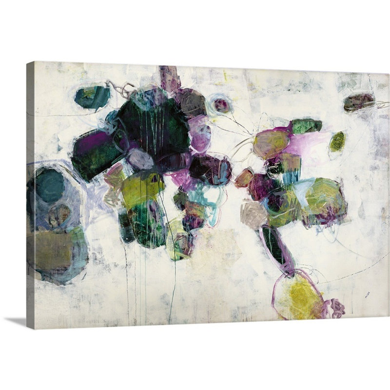« gobble de gook », peinture sur toile, H 16 po x l 24 po x P 1,25 po, Toile tendue