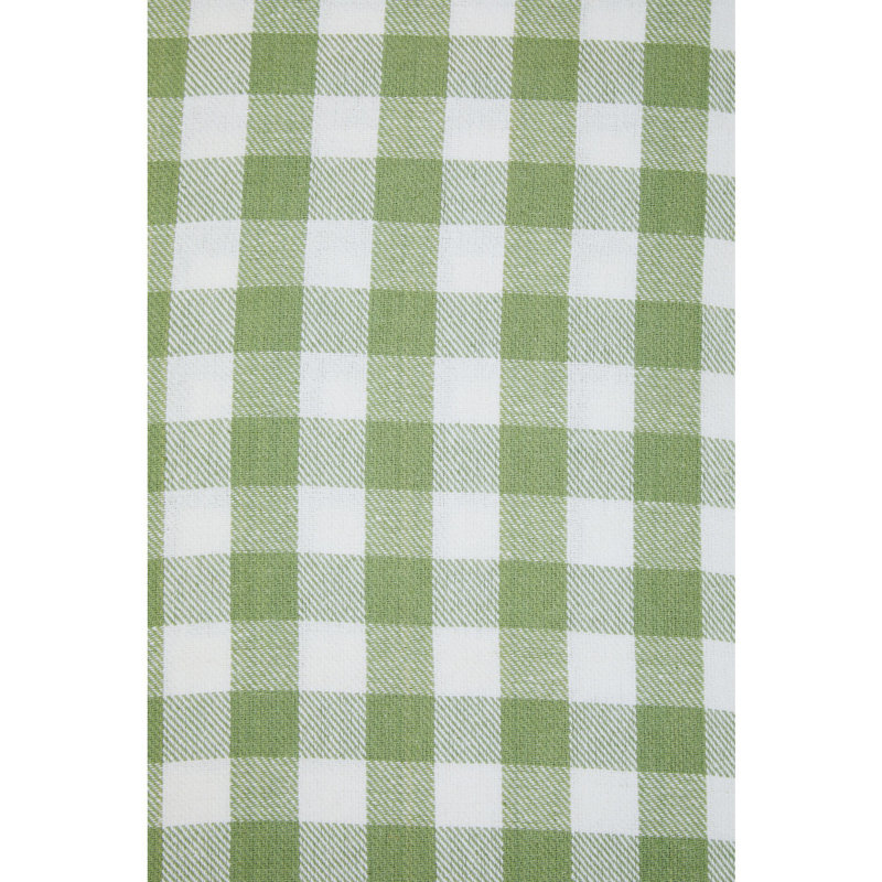Cotton Waffle Tea Towel Kitchen Towel, Green