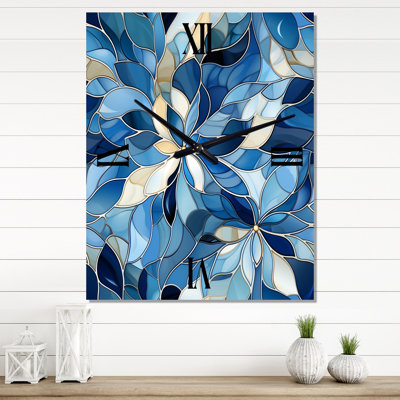 Indigo Manx Mosaic - Glam Horloges murales