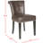 Ring 20.7'' H Leather Upholstered Parsons Chair