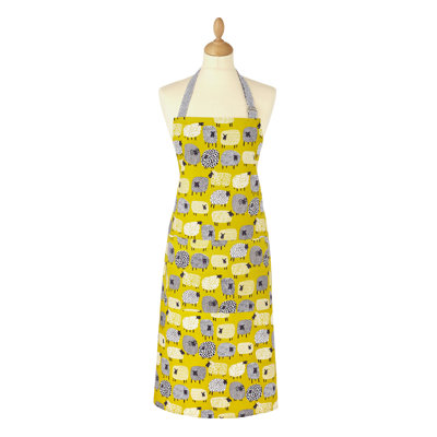 Dotty Sheep Cotton Bib Apron