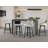 26'' Modern Swivel Upholstered Counter Stool With Bentwood Legs-1990375573