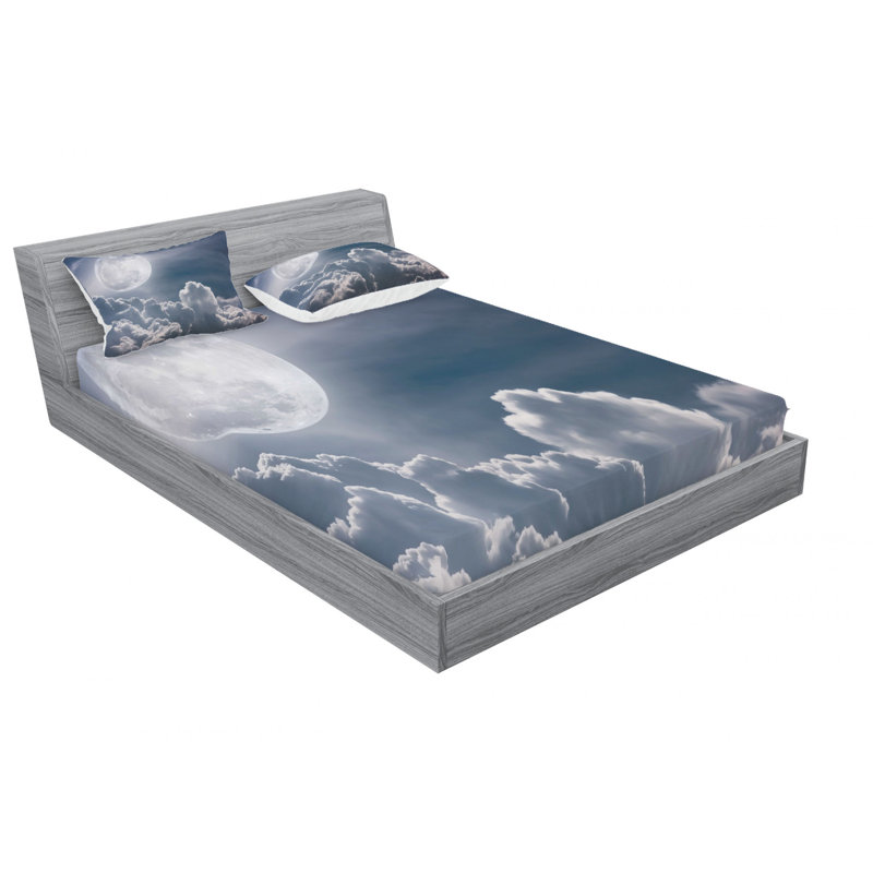 Microfiber Sheet Set, Full/Double Sheet Set with Fitted Sheet