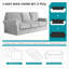 Sofa Cover With Separate Seat Cushions And Backrests Stretch Velvet Sofa Slipcover Couch Covers Furniture Protector Split Combined (3-Seat Set 7 PCS)-1882521419