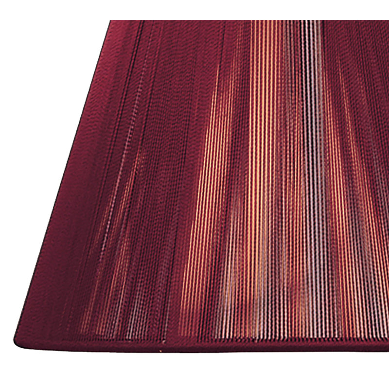 20cm H Linen Empire Lamp Shade ( Clip On ), Red Wine