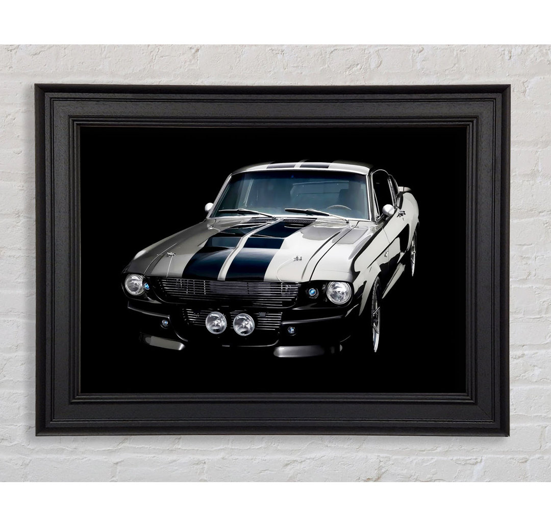 Mustang Stripes Gerahmter Druck