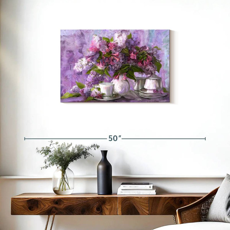 Fleur de lilas Harnek, H 20 po x l 30 po