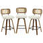 Swivel Upholstered Counter Stool-2137864721