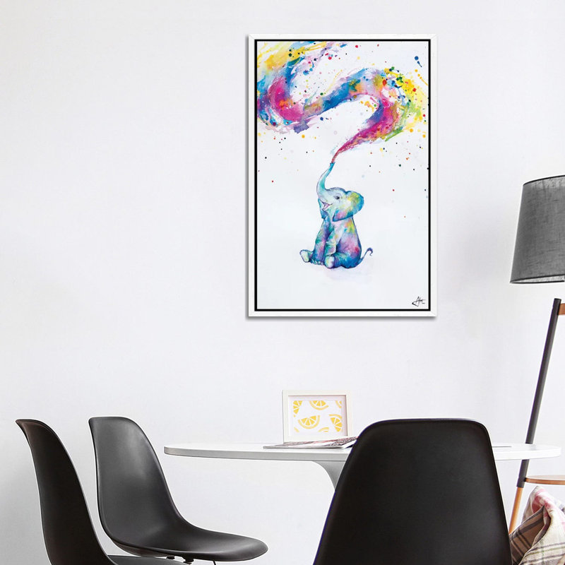 Spring by Marc Allante - Print on Canvas, 101.6 cm H x 66.04 cm W, White Floater Framed