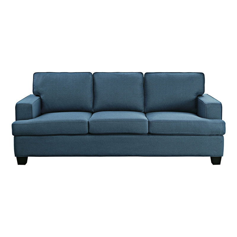 Transitional  Sofa  Textured Fabric Upholstered Solid Wood Frame  Furniture 1Pc