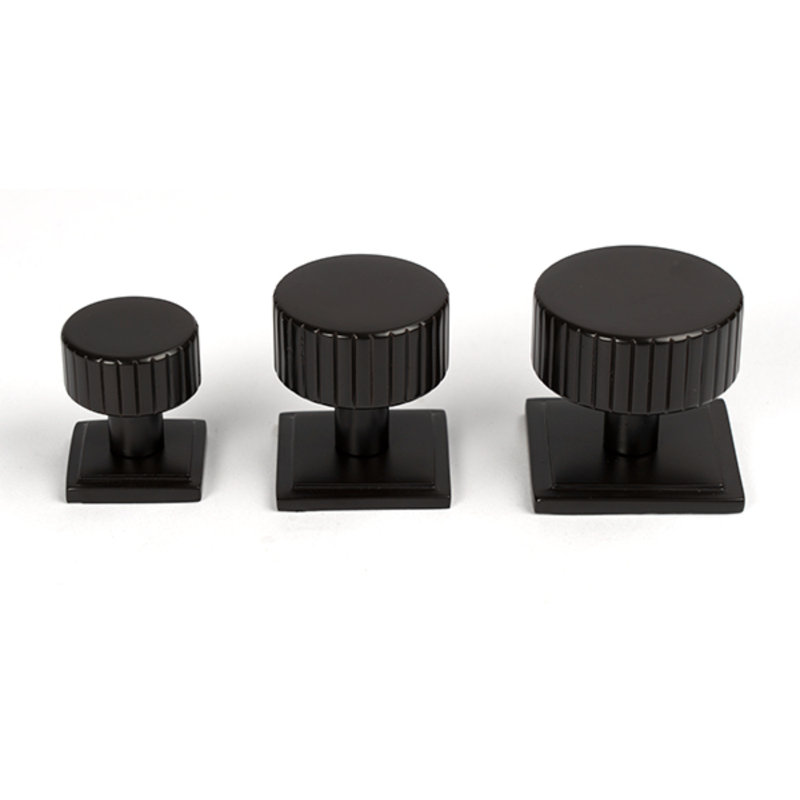 40mm Square Knob, Aged Bronze
