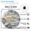 Horloge murale 12 po Snowy Mountain