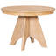 Table vintage 42-58 pouces pour 4 ou 6 personnes, fini vieilli, placage en bois massif, pieds stables, structure extensible, design rétro, finition naturelle.
