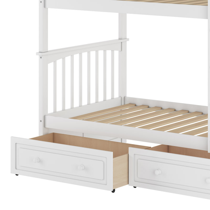 Lit superposé simple Evolette par Harriet Bee, Blanc