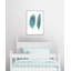 «Feathers in Turquoise II», art encadré-47533817-47566112
