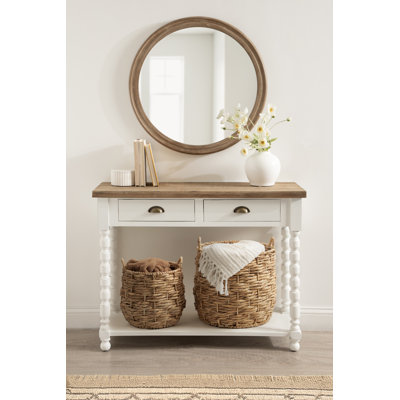 Two-Piece Woven Storage Basket Set