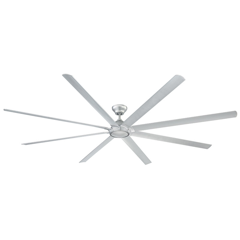 Hydra 8 - Blade Outdoor LED Smart Standard Ceiling Fan with Wall Control and Light Kit Included, Works With Alexa and iOS or Android App