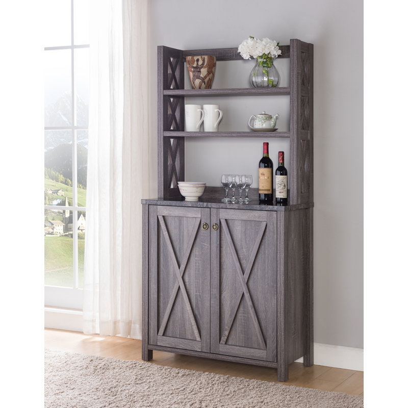 Bloomberg 163cm Kitchen Pantry, Distressed Grey