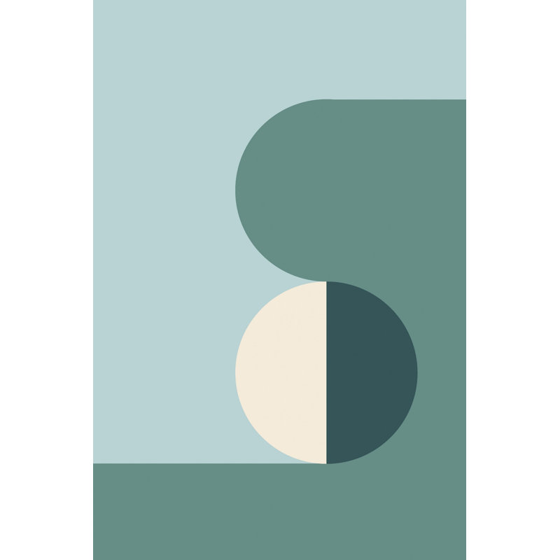 «Rounded Edge» - Impression sur toile tendue, H 60 po x l 40po x P 1,5 po