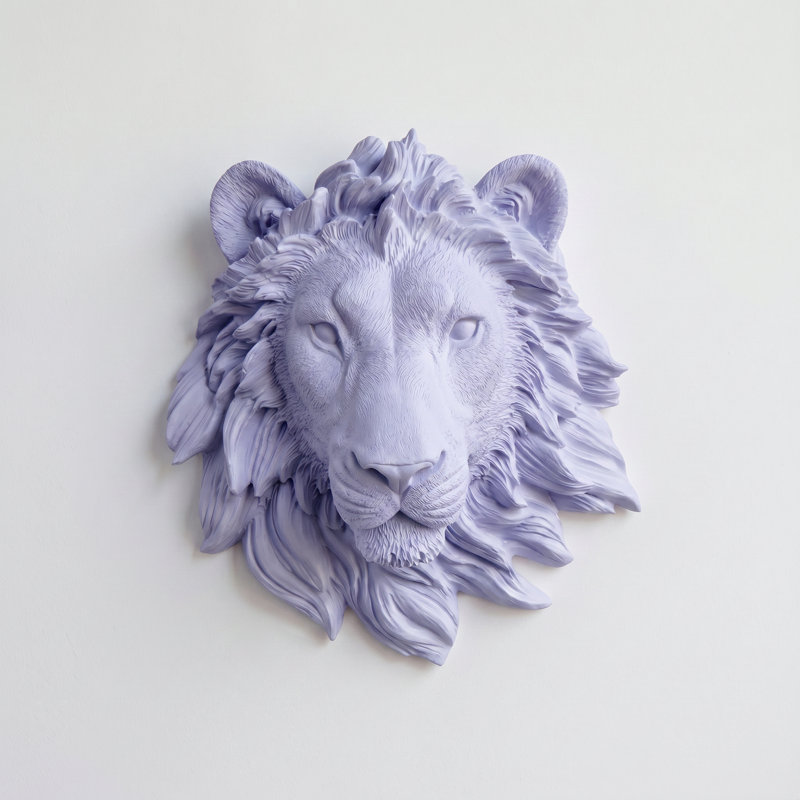 Mini décoration murale mini lion, Lavande