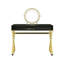 Bureau de meuble-lavabo avec miroir et plateau à bijoux Coleen