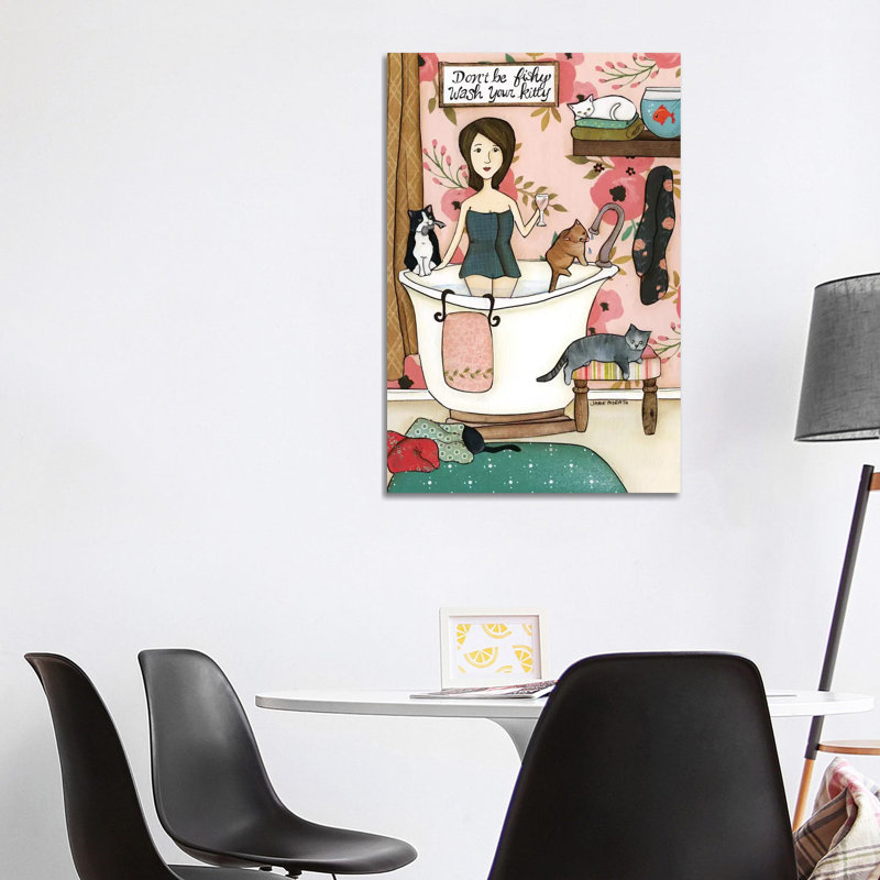 Don't Be Fishy by Jamie Morath - Print on Canvas, Wrapped Canvas, 101.6cm H x 66.04cm W x 3.81cm D