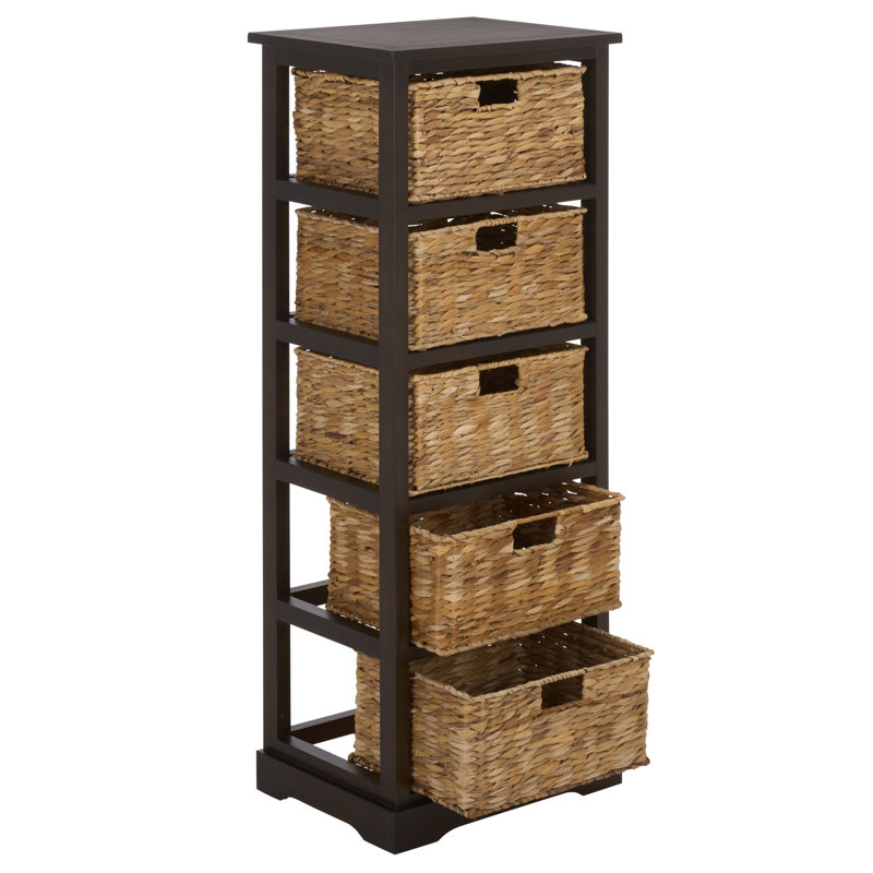 Painswick 5 - Drawer Accent Chest, Dark Chocolate