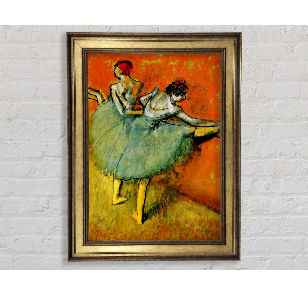 Ballerina Zwillinge von Degas - Einzelner Bilderrahmen Kunstdrucke