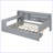 Full Size Pine Wood Storage Daybed with Integrated Desk &amp; USB Ports Gray for Small Spaces