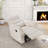34.6'' Wide Modern and Overstuffed Soft Swivel and Rocker Manual Recliner Chair (Set of 2)-1318506345