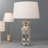 Baine Maffra 25" Silver Table Lamp