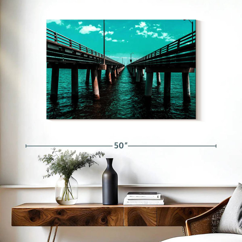 Lilie Chesapeake Bay Bridge Retro, H 26 po x l 39 po