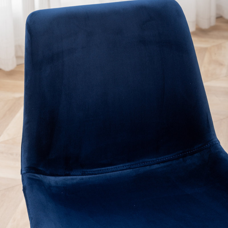 Ensemble de salle à manger Aufurr, Bleu, 3 pièces: table, 2 chaises, Blanc