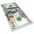 Manalapan 100 Dollar Bill & USA Flag Beach Towels | 100% Cotton Pool Towels 30"x60" (Set of 2)