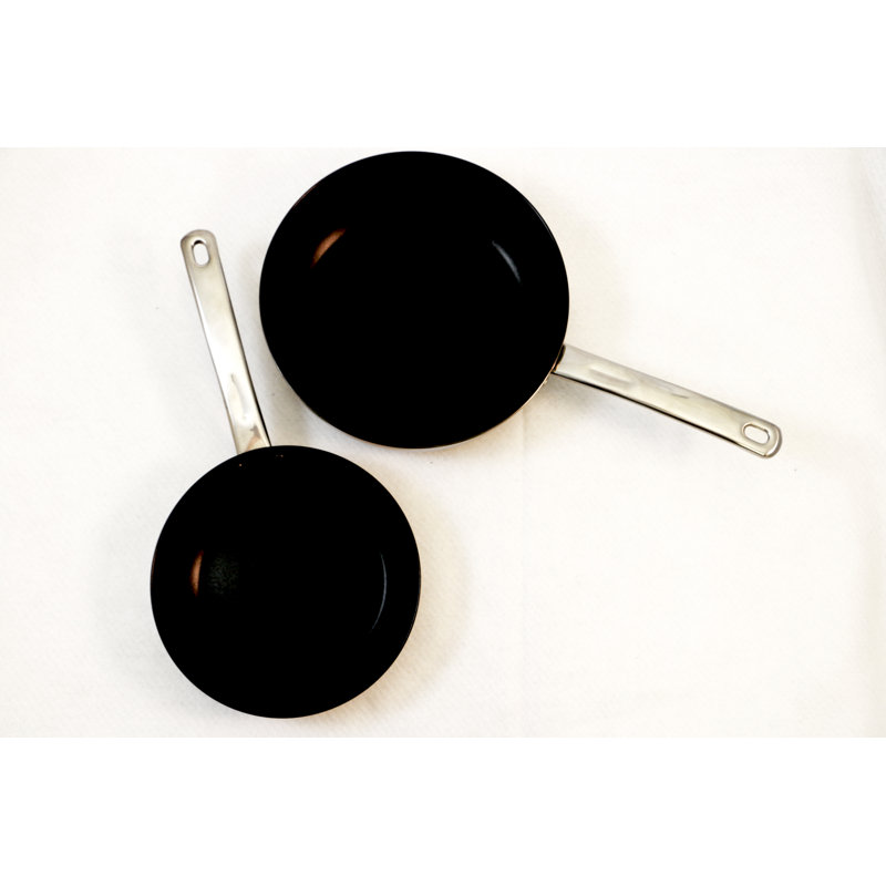 18-Piece Stainless Steel Non-Stick Cookware Set with Glass Lids