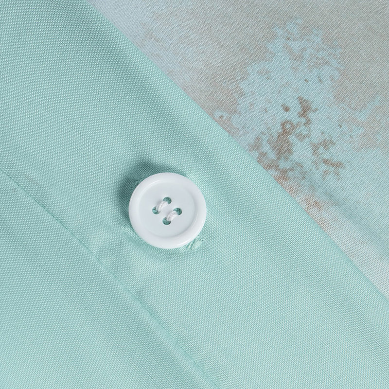 Taie décorative Tie Dye pour lit simple / simple TG avec housse de couette imprimée