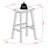 Strasburg Saddle Seat Bar Stool with Four Legs in Natural, 28.64'' H X 17.62'' W X 15.67'' D-1046758511