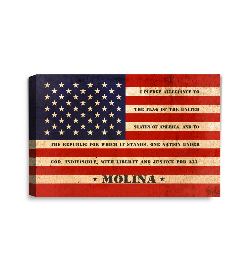 American Flag Personalized Family Names & Oath. Ideal Gift for Military, Veterans, Independence Day 17 Stories