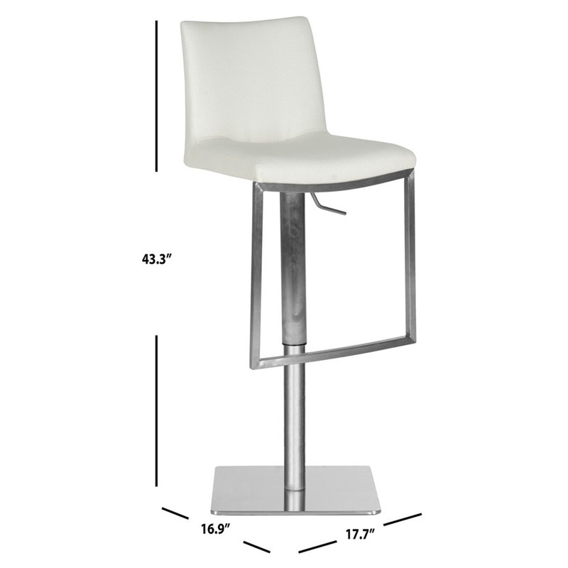 Tabouret tournant Ember, Blanc