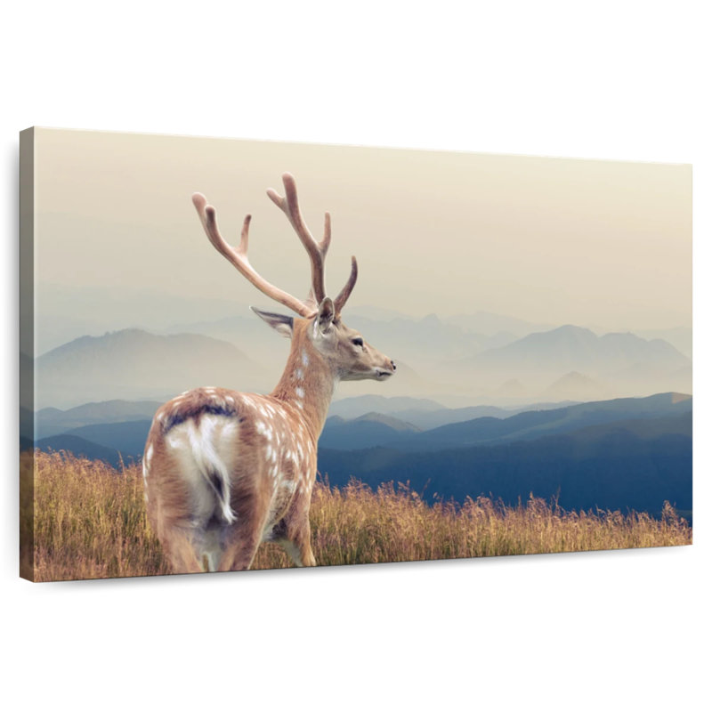 Crowle Mountain Sika Deer, H 26 po x l 39 po