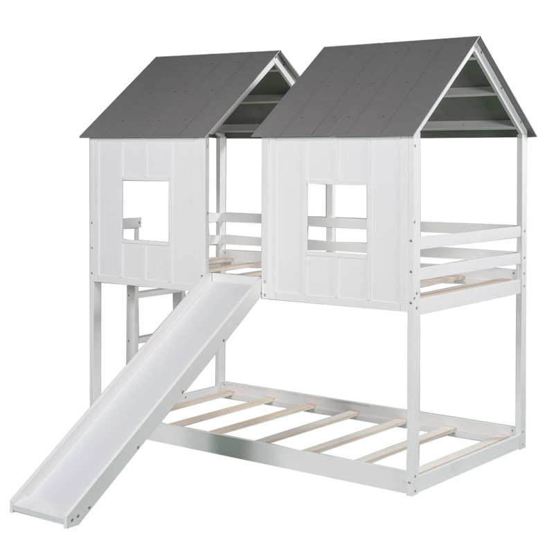 Becket Kids Twin Over Twin Bunk Bed