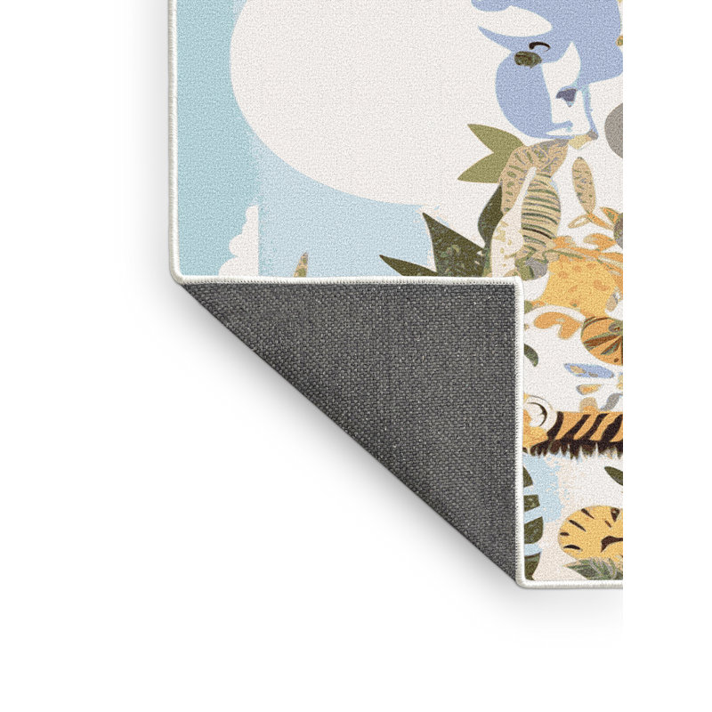 Tapis pour enfants East Urban Home, Rectangulaire 2 pi x 3 pi