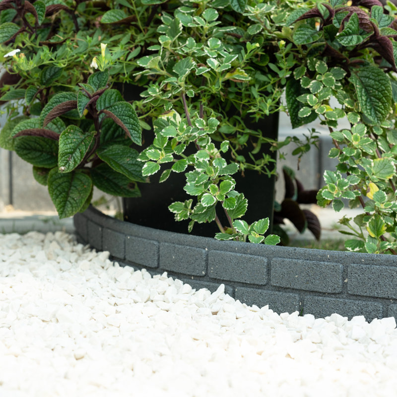 Cainen 9cm H x 120cm W Composite Lawn Edging