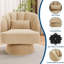 Upholstered Swivel Accent Chair-1111225199