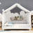 Wooden House Bed With Canopy And Safety Guardrails-1387684441-1387684440